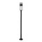 Z-Lite Luca Outdoor Post Mounted Fixture, 1-Light, 9 In.W x 95.5 In.H, Black/Etched 517PHM-567P-BK-LED - alternate 1